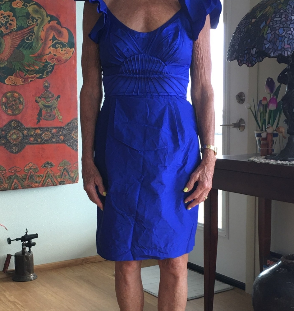 Beautiful Royal Blue Cocktail Dress